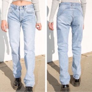 Brandy Melville Light Blue High Rise Jeans